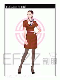 職業空姐制服設計圖605