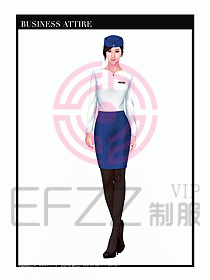 職業空姐制服設計圖612