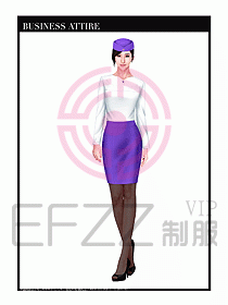 職業空姐制服設計圖611