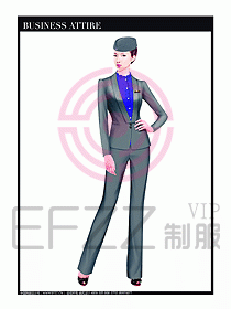 職業(yè)空姐制服設(shè)計圖623