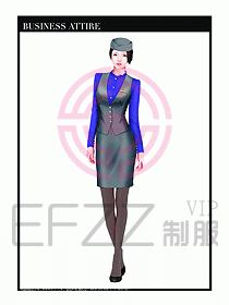 職業空姐制服設計圖625