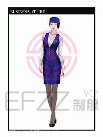 職業(yè)空姐制服設計圖626