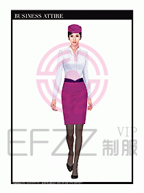 職業空姐制服設計圖640