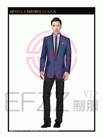 酒店大堂服務(wù)員制服設(shè)計(jì)751