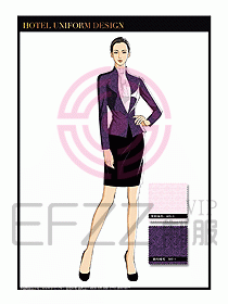 酒店大堂服務(wù)員制服設(shè)計(jì)764