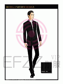 酒店大堂服務員制服設計782