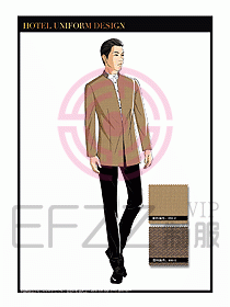 酒店大堂服務員制服設計781