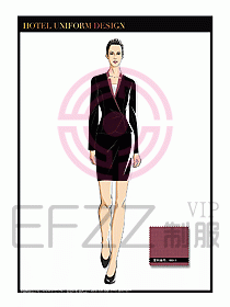 酒店大堂服務員制服設計786