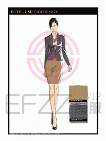 酒店大堂服務(wù)員制服設(shè)計795