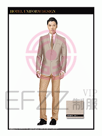 酒店大堂服務(wù)員制服設(shè)計(jì)811