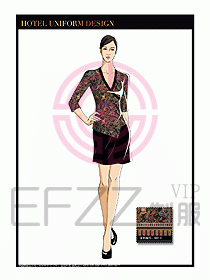 按摩技師美容制服設計1023