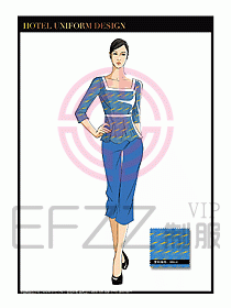 按摩技師美容制服設計1029