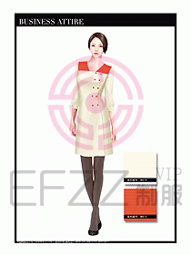 按摩技師美容制服設計1049