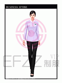 按摩技師美容制服設計1046