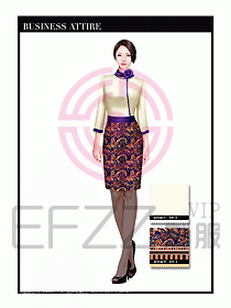 按摩技師美容制服設計1064