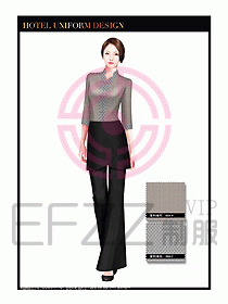 酒店中餐服務(wù)員制服設(shè)計(jì)1561