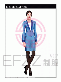 職業裝空姐服制服設計圖652