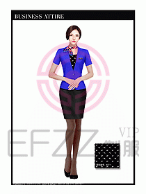 職業裝空姐服制服設計圖674