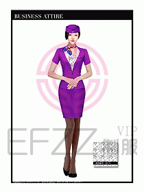 職業裝空姐服制服設計圖681