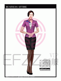 職業裝空姐服制服設計圖684