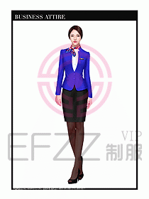 職業裝空姐服制服設計圖690