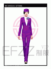 職業(yè)裝空姐服制服設計圖694