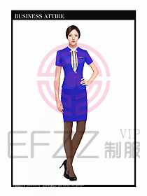 職業(yè)裝空姐服制服設(shè)計(jì)圖706