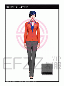 職業裝空姐服制服設計圖716