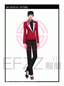 職業裝空姐服制服設計圖724