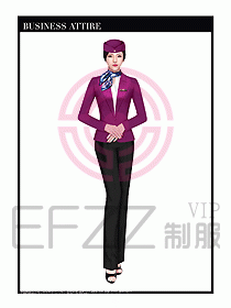職業裝空姐服制服設計圖729