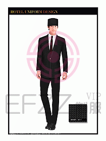 酒店門童保安行李生制服設計988