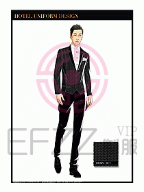 酒店門童保安行李生制服設(shè)計1015