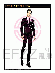 酒店總臺大堂服務(wù)員制服814