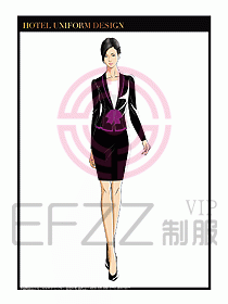 酒店總臺大堂服務員制服817