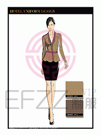 酒店總臺大堂服務(wù)員制服824