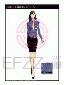 酒店總臺大堂服務員制服828