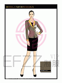 酒店總臺大堂服務員制服832