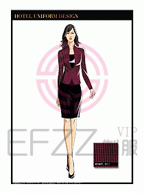 酒店總臺大堂服務員制服838