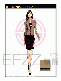 酒店總臺(tái)大堂服務(wù)員制服839