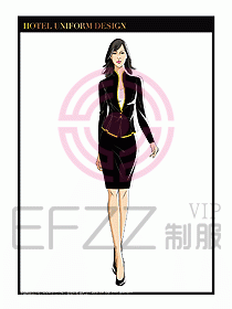 酒店總臺大堂服務員制服851