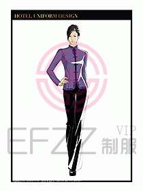 酒店中餐服務(wù)員制服設(shè)計(jì)1577