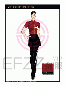 餐飲中餐傳菜員制服設(shè)計110