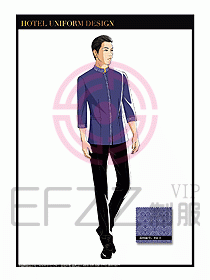 餐飲中餐傳菜員制服設計112