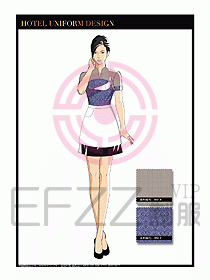 餐飲中餐傳菜員制服設計117