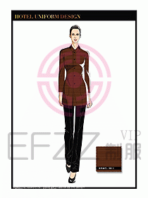 客房服務員制服設計圖456