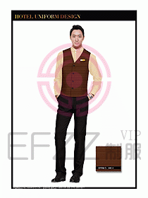 客房服務員制服設計圖481