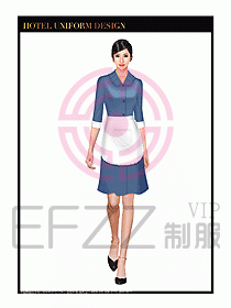 客房服務員制服設計圖484