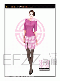 總臺收銀接待制服設(shè)計圖243