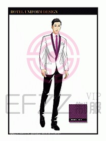 總臺(tái)收銀接待制服設(shè)計(jì)圖248
