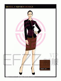 總臺收銀接待制服設計圖257